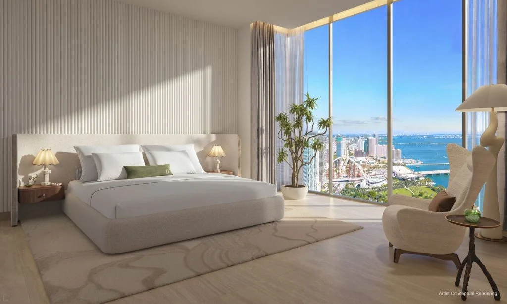 Delano Residences Miami Bedroom