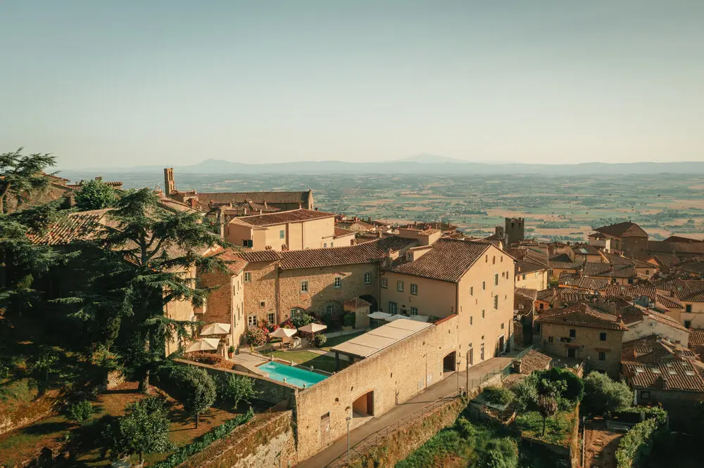 Monastero di Cortona Hotel & Spa Aerial View